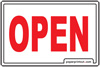 Red And White Open Sign