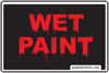 Free Wet Paint Sign